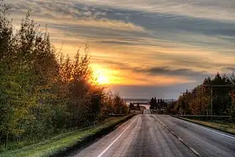 Закат над озером Пиджен