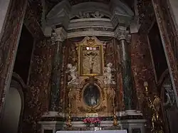 Капелла Искупление. Распятие. Скульптор А. Альгарди