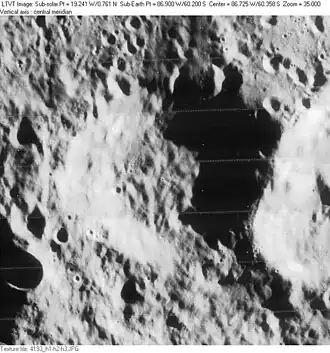 Снимок зонда Lunar Orbiter - IV.