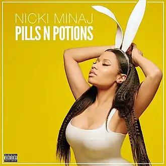 Обложка сингла Nicki Minaj «Pills n Potions» (2014)