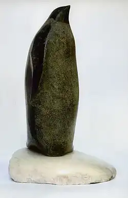 Антарктическое одиночество. Лабрадорит, мрамор