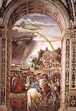 Энеа Сильвио Пикколомини отправляется на Консилиум в Базель