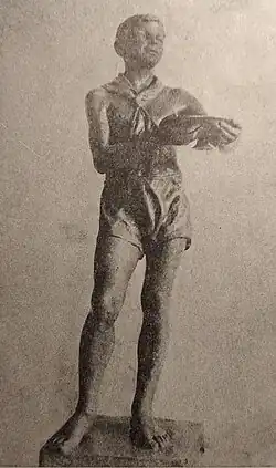 «Пионер»(скульптура для фонтана-колонки)