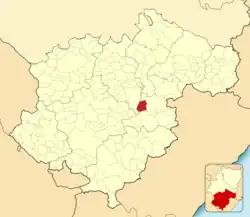 Расположение муниципалитета на карте провинции