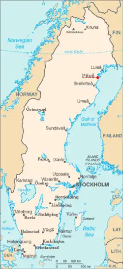 Питео в Швеции