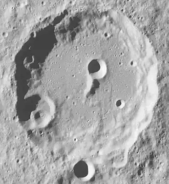 Снимок зонда Lunar Reconnaissance Orbiter.