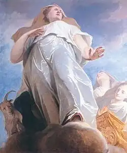 Деталь росписи плафона. Амстердам