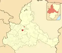 Расположение муниципалитета на карте провинции