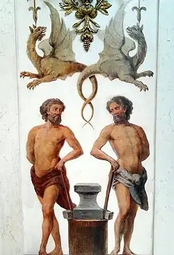 Пример настенной росписи. Лазенковский дворец