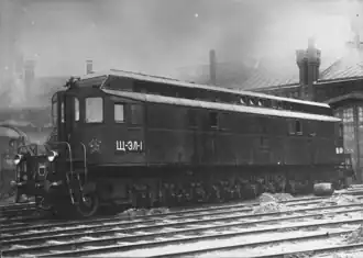 Щ-ЭЛ-1 в локомотивном депо Люблино