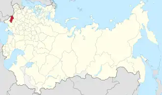 Подольская губерния на карте