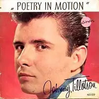 Обложка песни Джонни Тиллотсон «Poetry in Motion»