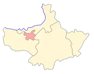 Полесское городское поселение на карте