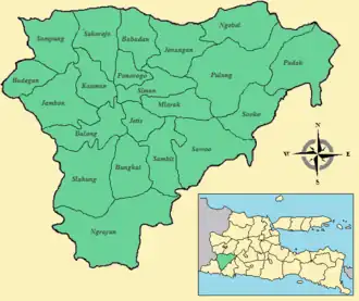 Понорого на карте