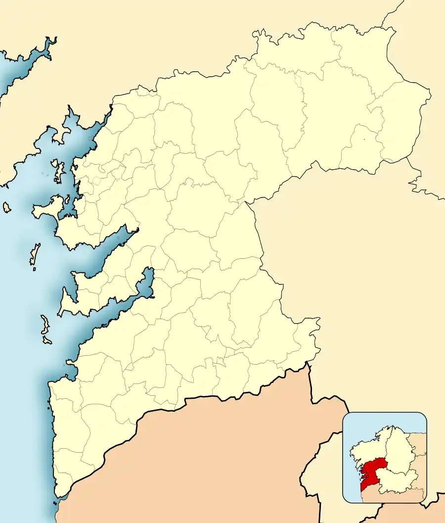 Кальдас-де-Рейес на карте