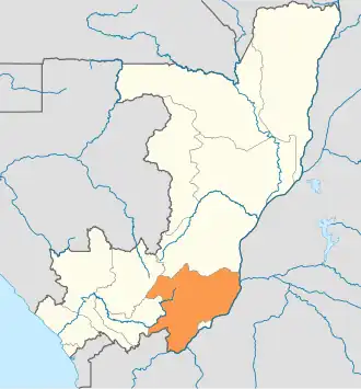 Департаменты Республики Конго