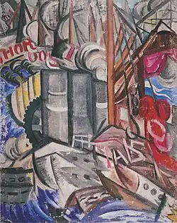 Порт. 1913. Х., м. Израильский музей, собрание Мерцбахера, Иерусалим