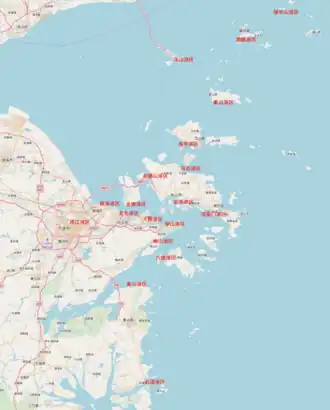 Нинбо на карте