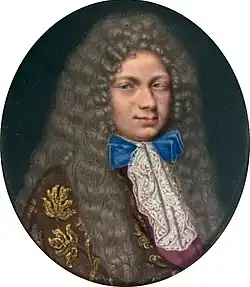 Антуан де Дампьер, сеньор де Селинкур. Между 1681 и 1684. Эмаль