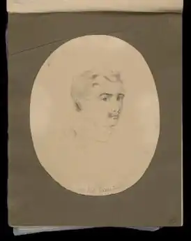 Портрет Федора Яковлевича Скарятина.
Рисунок из альбома А.П. Елагиной, 1830-е