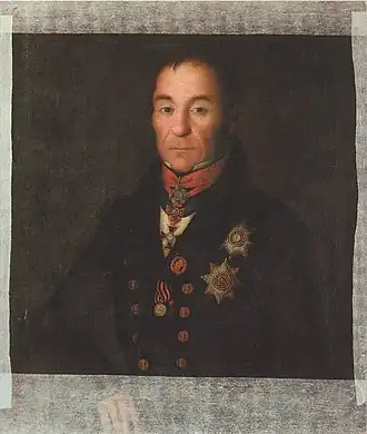 Портрет Андрея Абакумов, по атрибуции А. В. Кибовского, ранее портрет Н. С. Мордвинова