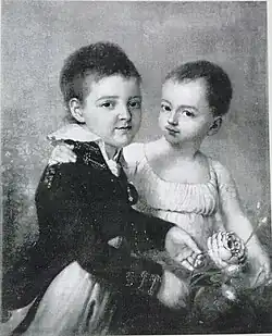 Портрет Софии и Павла Сердобиных (?) работы Владимира Боровиковского, 1800-е гг.