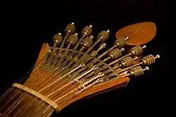 Головка грифа с настроечным механизмом