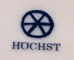 Марка мануфактуры с 1763 года