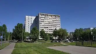 Вид с центра посёлка в восточном направлени