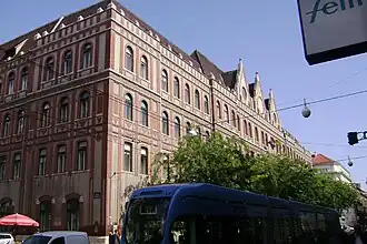 Бывшее здание загребской почты, где произошёл взрыв