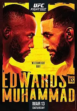 Постер UFC Fight Night: Эдвардс - Мухаммад