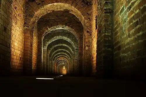 Потерна Петропавловской крепости