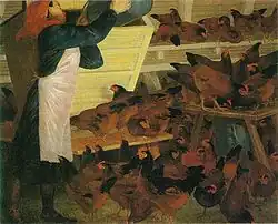 «В совхозе птицетреста», 1934