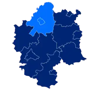 Твардогура на карте