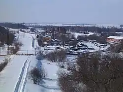 Вид на станцию в сторону Горбачево