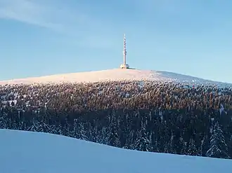 Гора Прадед в Грубом Есенике