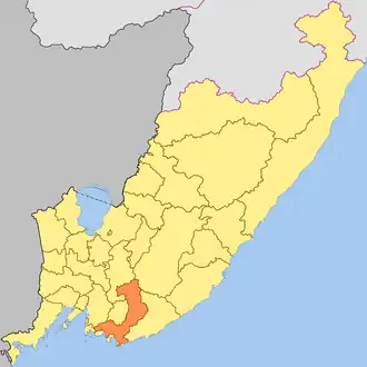 Партизанский районПартизанский муниципальный округ на карте