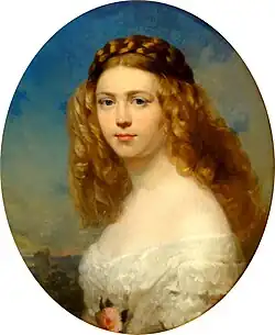 Портрет кисти Франца Ксавера Винтерхальтера, 1860