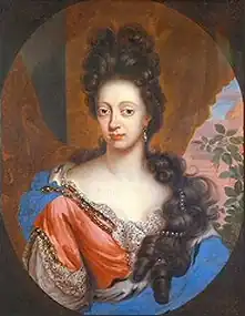 Портрет Шарлотты Гедвиги Датской. Неизвестный художник.