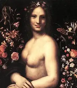 Флора (Nude Mona Lisa). Ок. 1600. Холст, масло. Академия Каррары, Бергамо