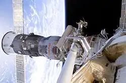 ТГК «Прогресс М-55М» пристыкованный к стыковочному отсеку «Пирс»