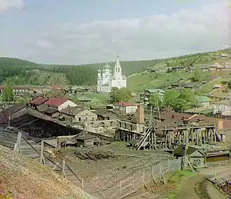 Свято-Троицкая церковь в 1910 году. Фото С. М. Прокудина-Горского