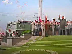 Фрагмент фрески в музее