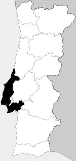 Эштремадура на карте