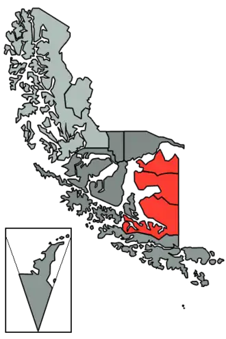 Тьерра-дель-Фуэго на карте