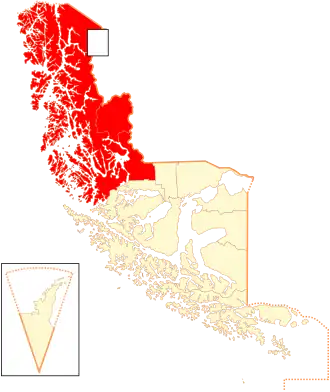 Ультима-Эсперанса на карте