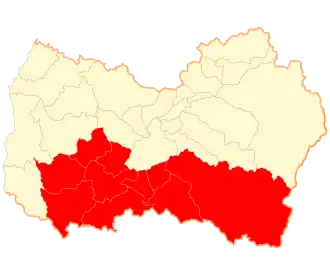 Кольчагуа на карте