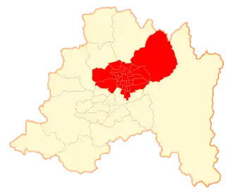 Сантьяго на карте