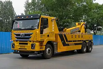 Эвакуатор для большегрузных автомобилей на базе Hongyan Genlyon 350