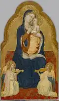 «Мадонна с младенцем и ангелами», ок. 1350,  Музей Нортона Саймона, Пасадена